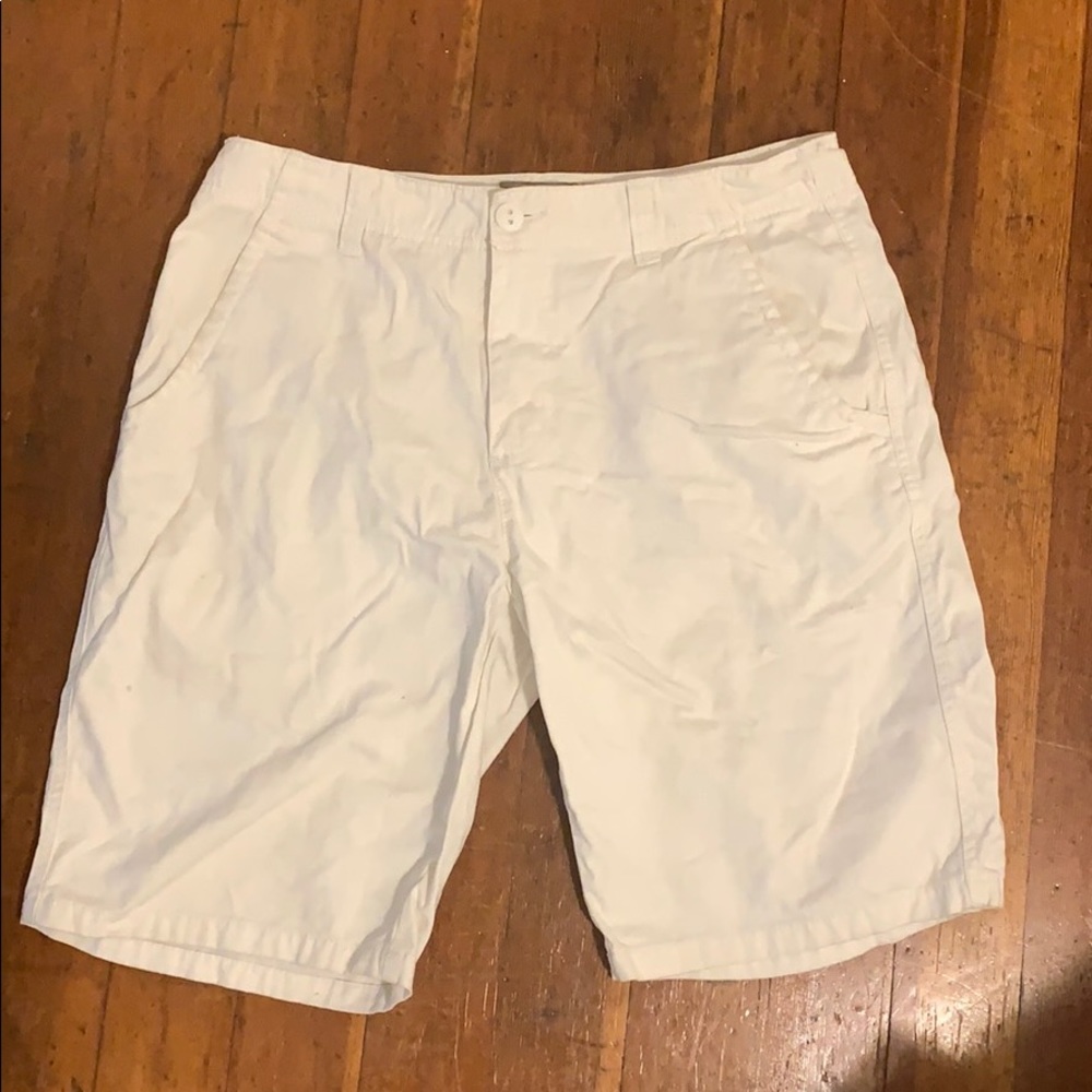 Men’s white shorts